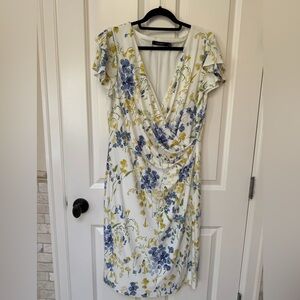 Lauren Ralph Lauren faux wrap dress